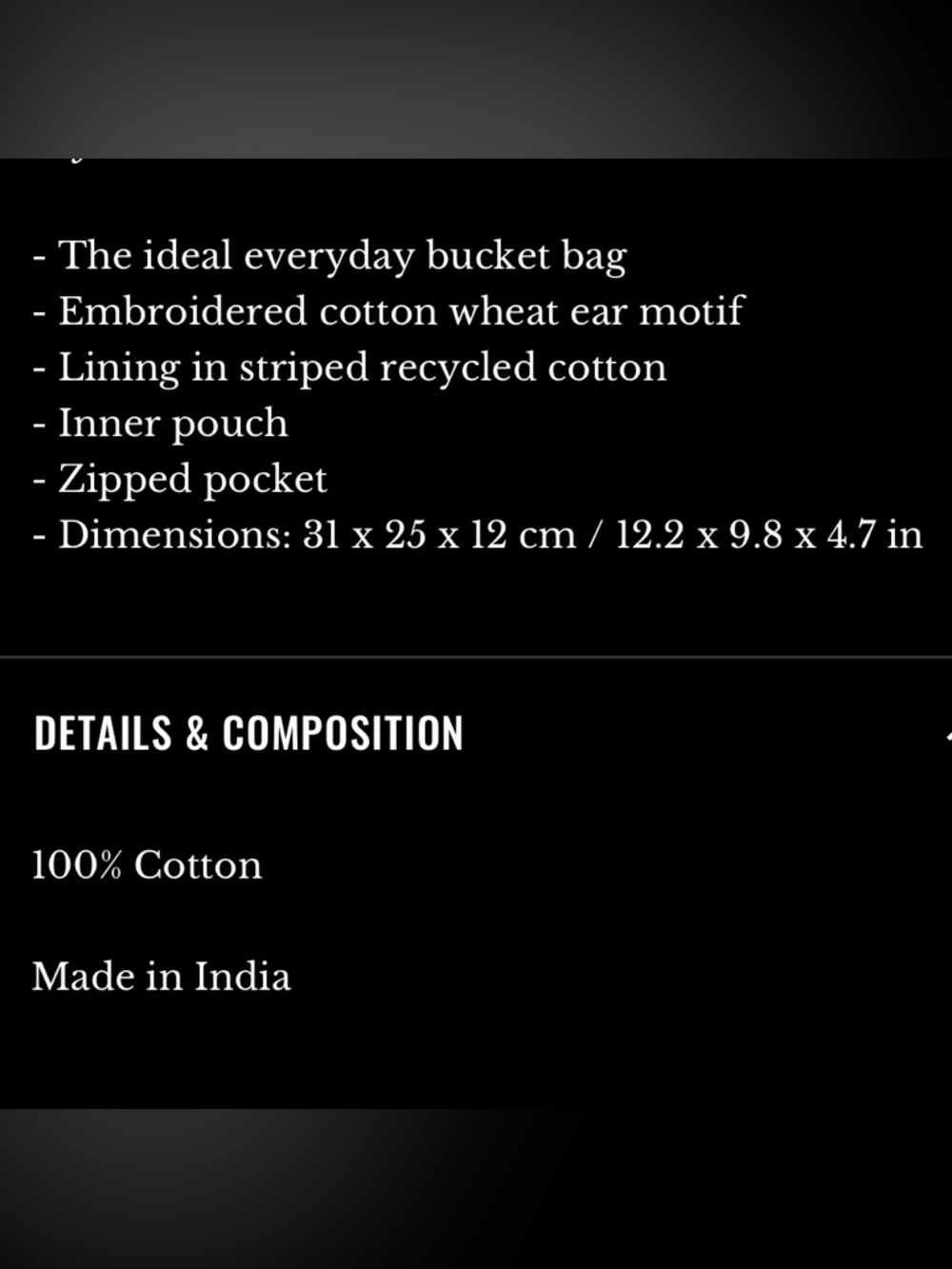 Sezane Bucket Bag - Picture 5 of 5